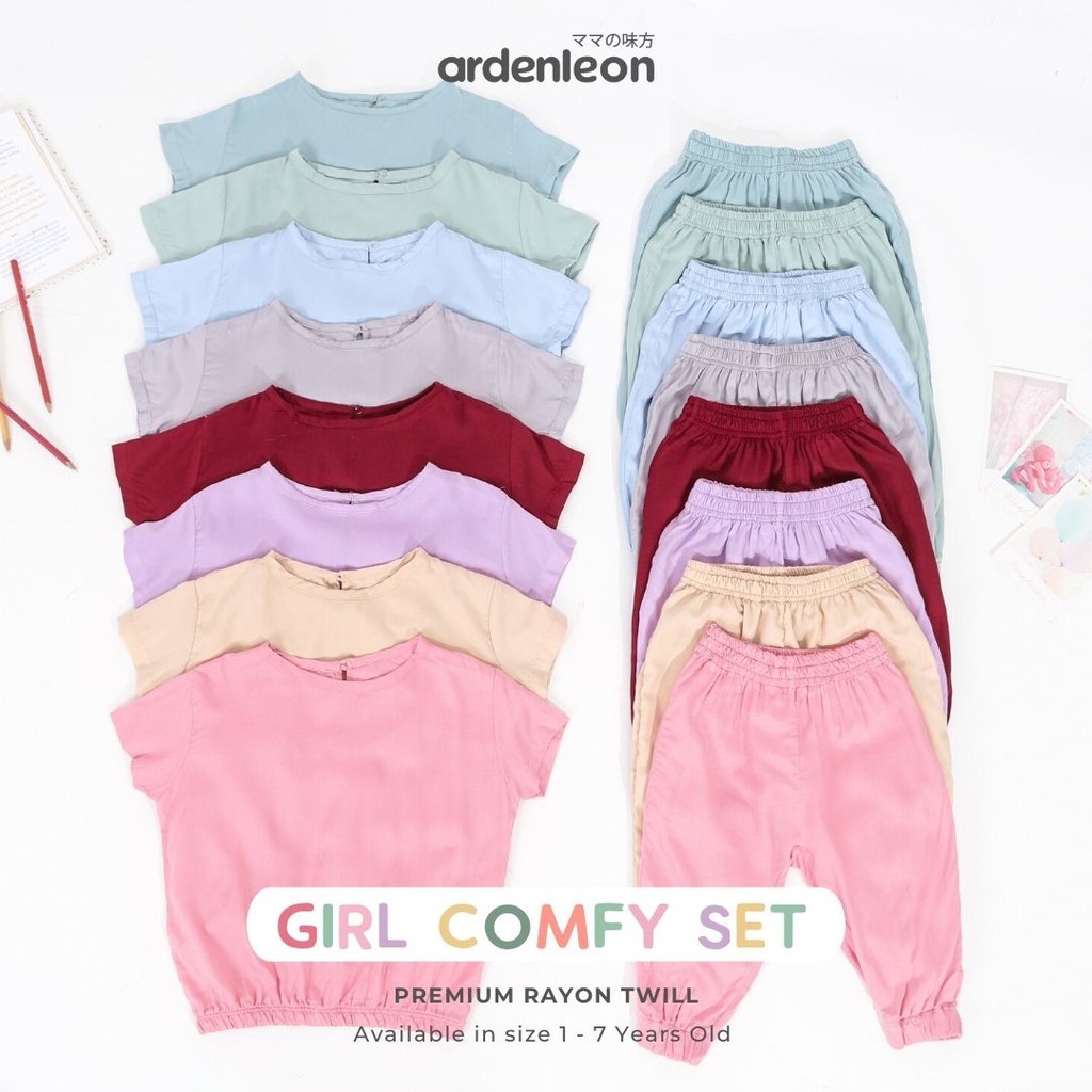 Ardenleon Basic Sporty Set / Girl Comfy Set / Setelan anak