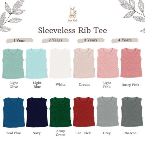 Nice Kids Sleeveless Rib Tee