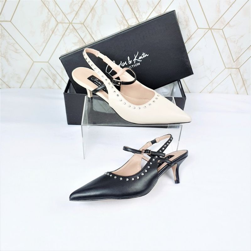 Charles & Keith (CK) heels pesta free dustbag original