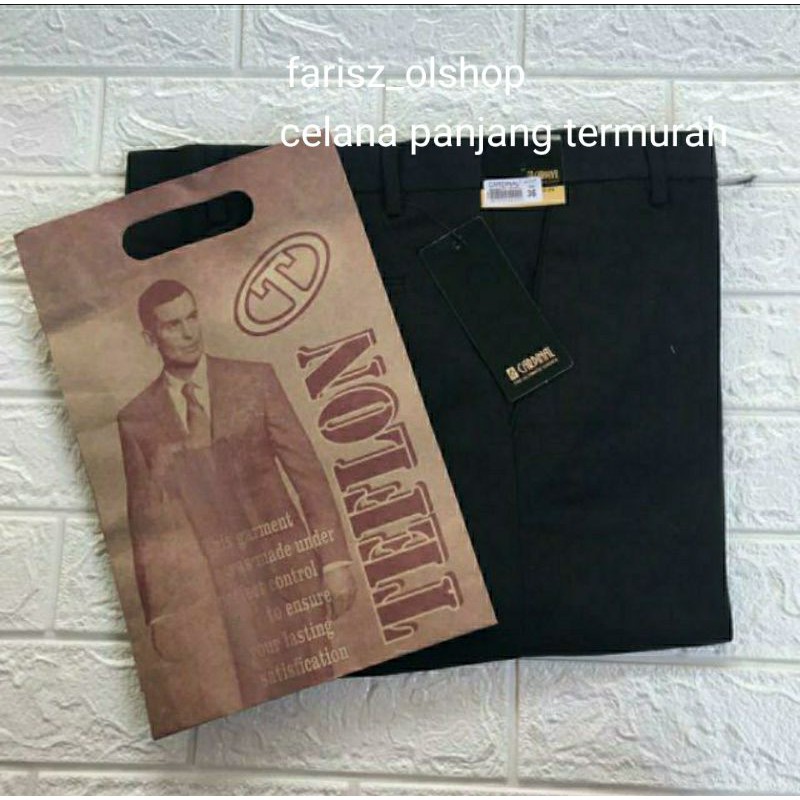 celana CARDINAL panjang_calana kerja pria hitam formal kantor size 27.38  big size jumbo 39_44
