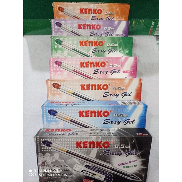 

pulpen kenko easy gel@12pcs
