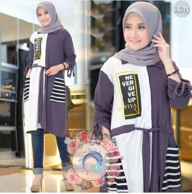 Tunik zidda 4 warna