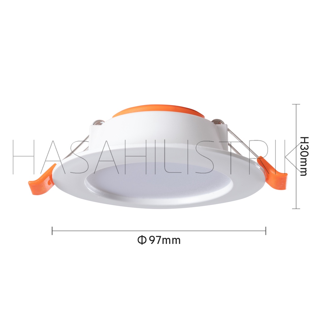 Lampu Downlight LED 5 Watt  (Putih Dan Warm White)