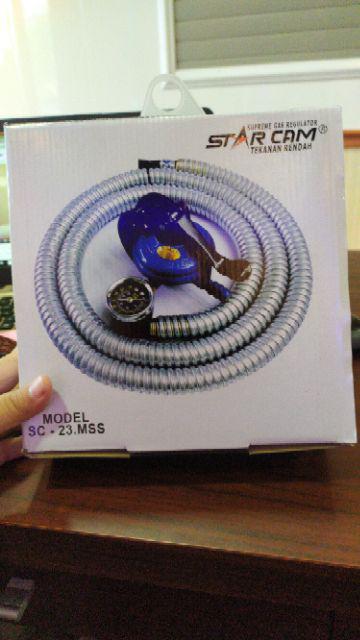 Star Cam Sc-23mss Regulator Kompor Gas Dengan Selang