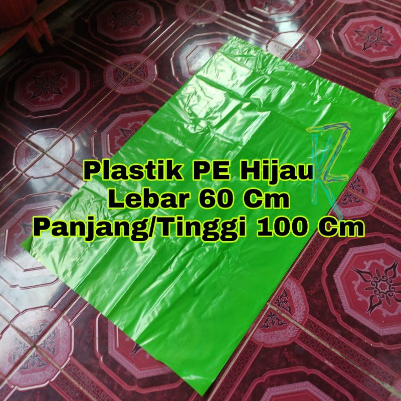 Kantong Plastik Sampah 60 x 100 Cm / Kantong Plastik Hijau 60 x100 , Plastik PE 60x100 Cm