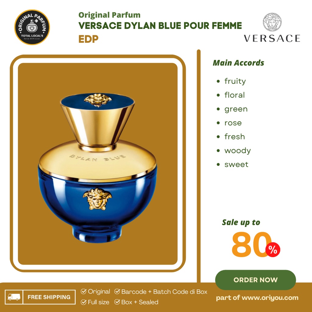 VERSACE DYLAN BLUE POUR FEMME PARFUM 100 ML