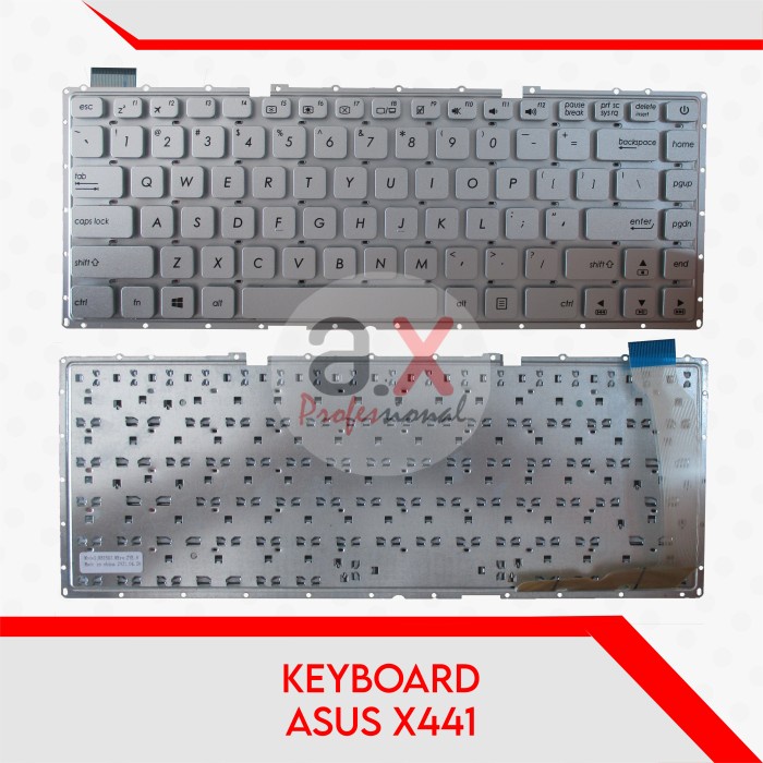 Keyboard ASUS SILVER X441 X441S X441SA X441UA A441 A441U