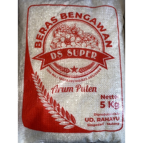 

Beras Bengawan DS Super - 5kg KHUSUS PENGIRIMAN INSTANT