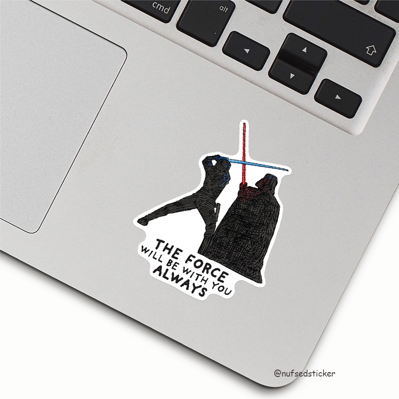 

Obi-Wan vs Darth Vader Sticker