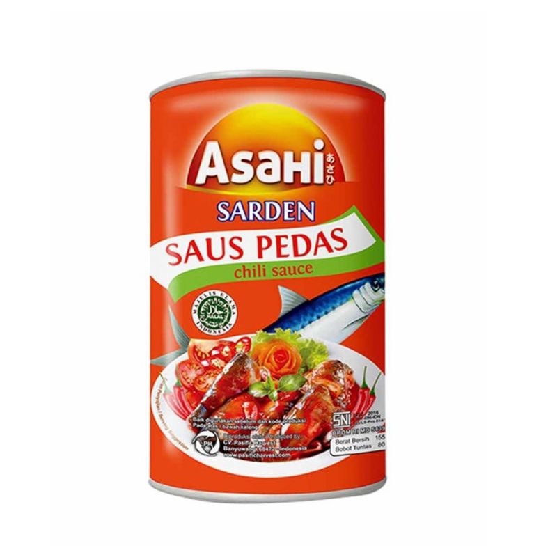 

ASAHI SARDINES SAUS PEDAS KLG 155 g