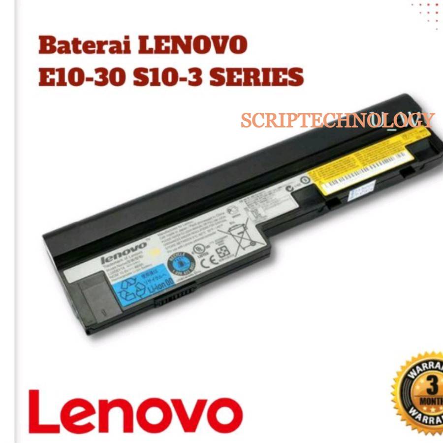 Baterai Laptop Lenovo E10-30 S10-3 Ori