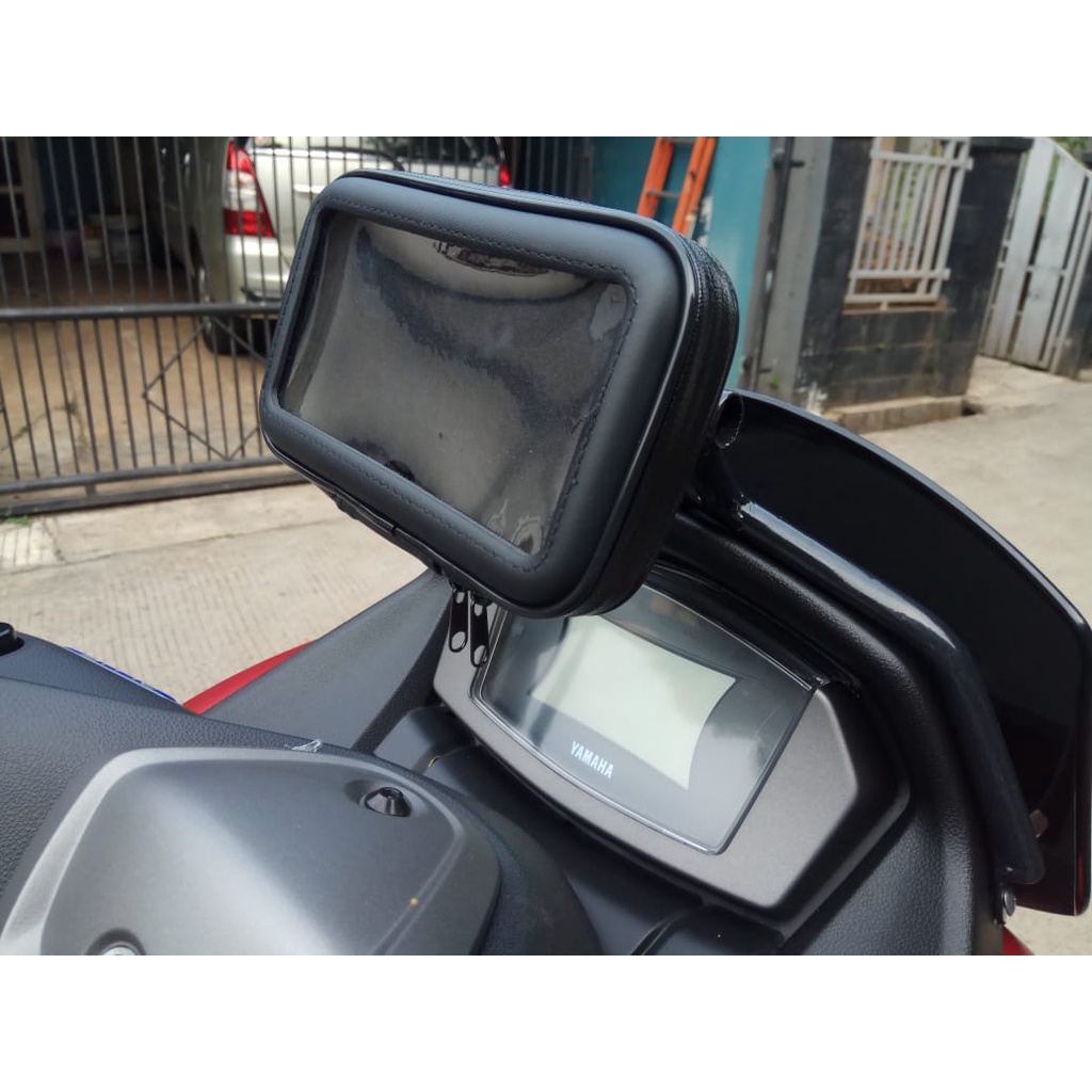 [ABIL JAYA PERKASA] HOLDER HP GPS YAMAHA NMAX NEW HOLDER HP WATERPROOF YAMAHA NMAX NEW