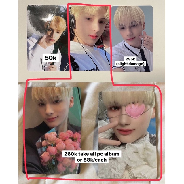 HUENINGKAI pc album txt the chaos chapter : freeze world, you, boy / pob shopee / pob weverse