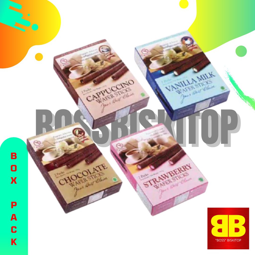 

BB - BISKITOP KUGI WAFER STICK 120g Biskuit Murah Anak Dewasa Enak Renyah Biscuit Rasa Kopi Coklat