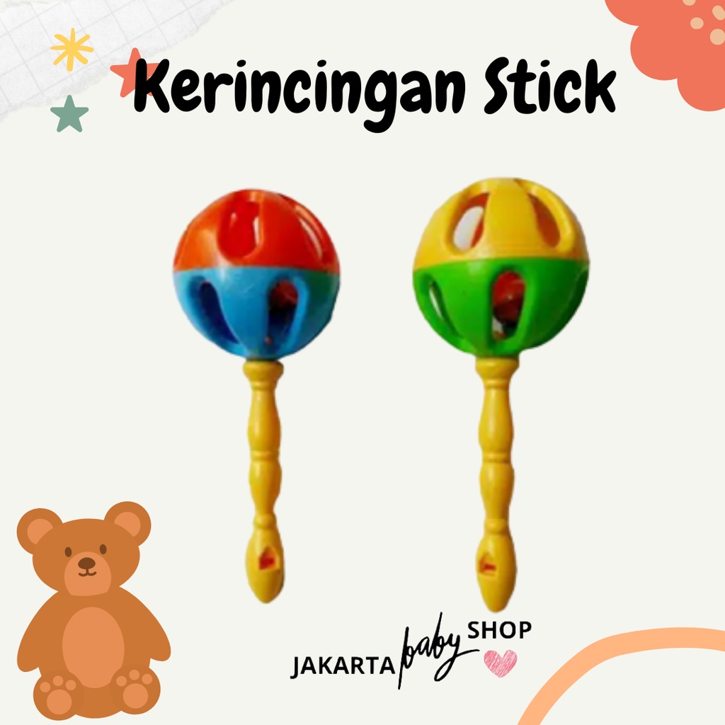 MAINAN PEGANGAN BAYI KERINCINGAN STICK 700102