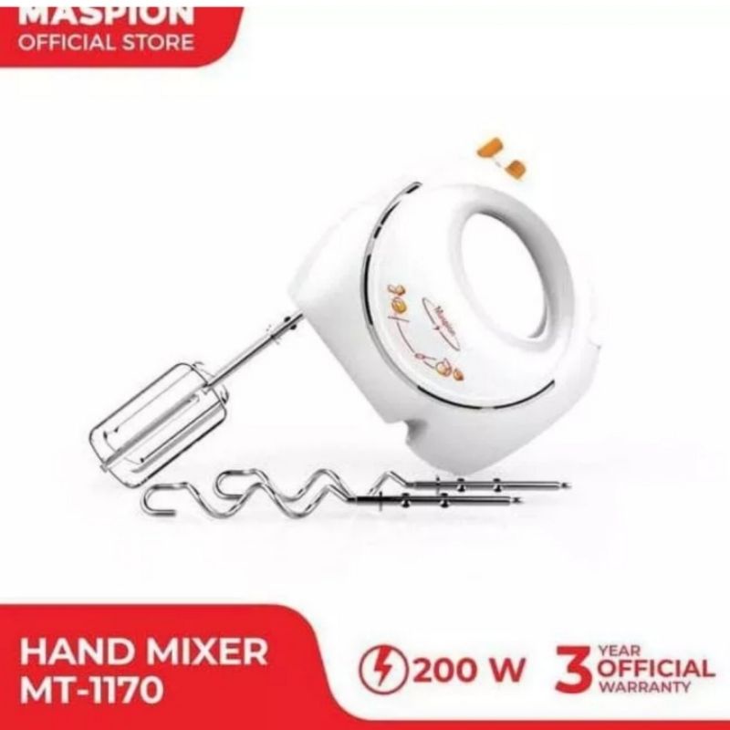 Mixer tangan,hand mixer Maspion MT 1150/1170/1190