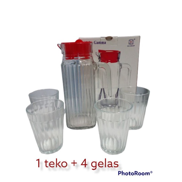 Teko Kaca tebal 1 set