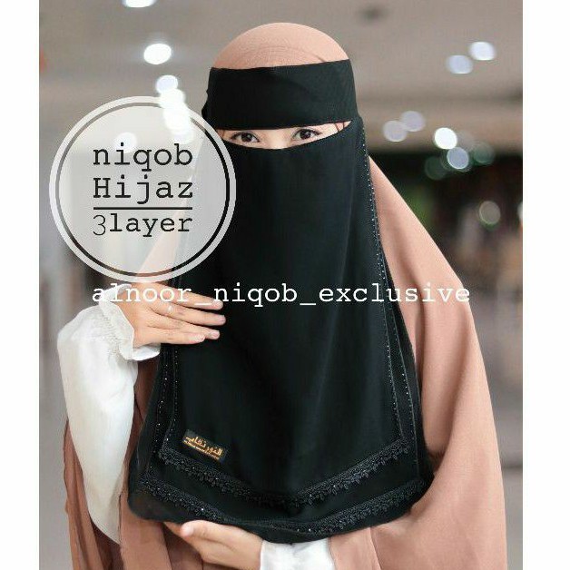 Niqab bandana HIJAZ 3 layer