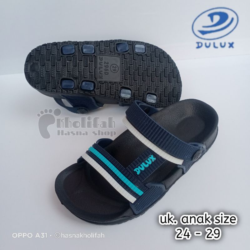 sandal gunung anak terbaru casual keren size 24-29 dulux 296d-nw