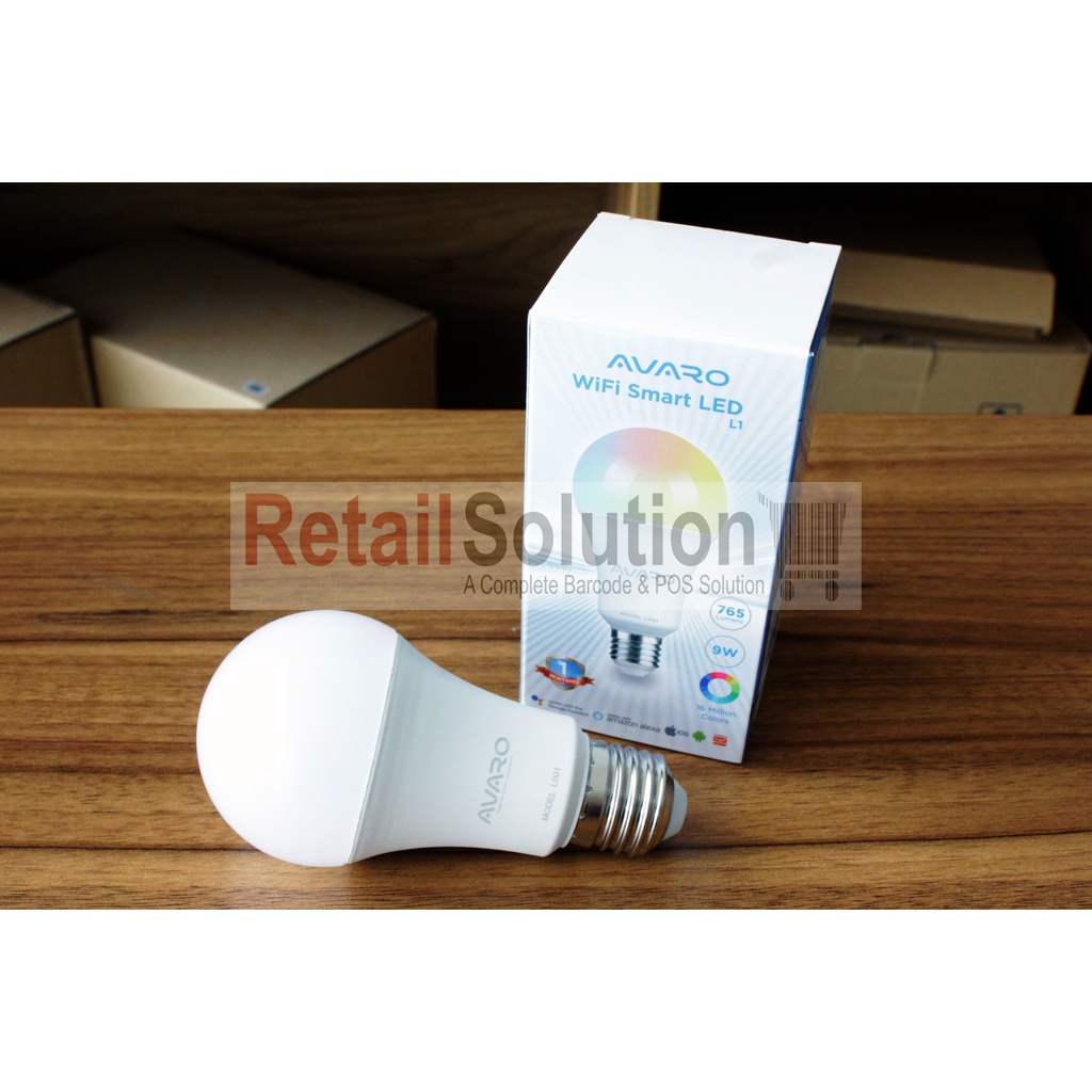 Lampu Bohlam WiFi RGB RGBWW - AVARO Smart LED 9W Wireless