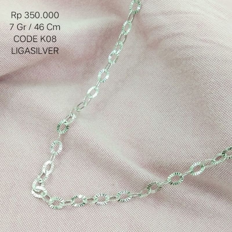 Kalung perak pria silver 925
