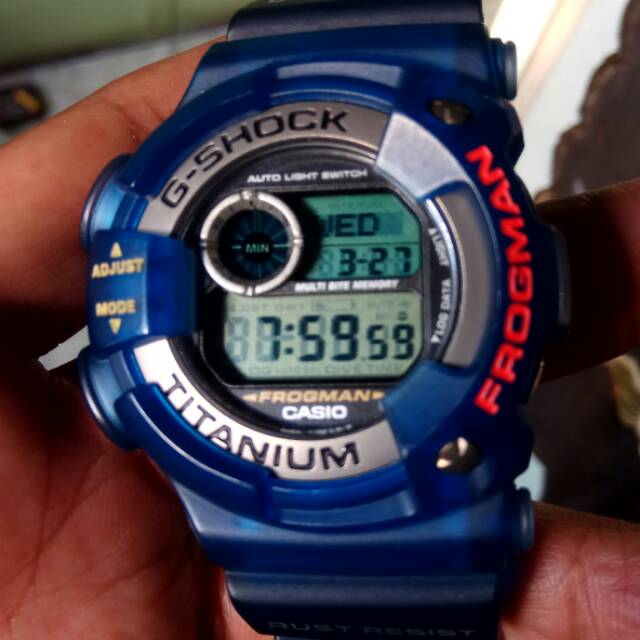 稀少》CASIO G-SHOCK DW-9900 BLUE FROGMAN - 時計