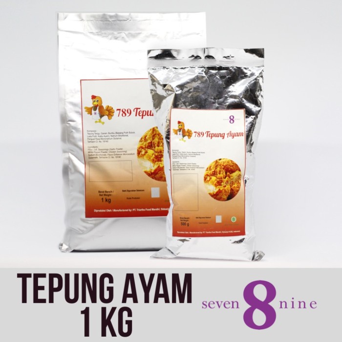 

MURAH Tepung Bumbu Ayam Goreng 789 / Tepung Breader Serbaguna 1 kg