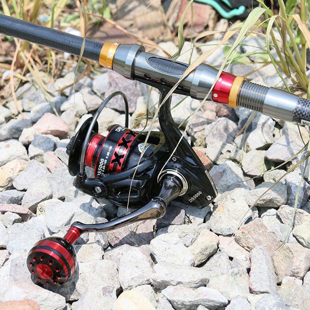 TOP Spinning Fishing Reel Outdoor Sport Metal Grip Alat Pancing Camping Roda Logam