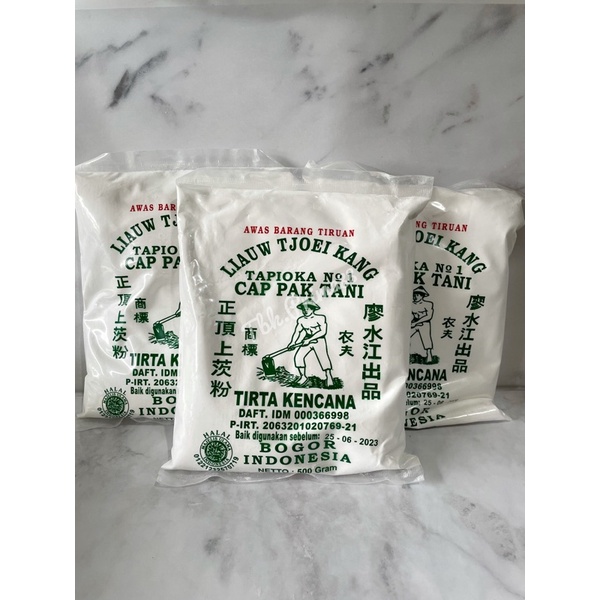 

Tepung Tapioka Cap Pak Tani / Kanji Cap Tani 500gr