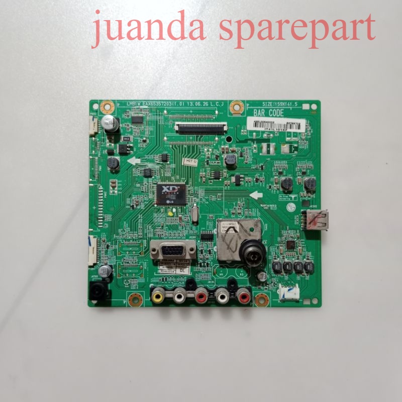 mainboard mb mesin tv LG 19LN4050 modul tv mobo mesin tv led lg lulus test