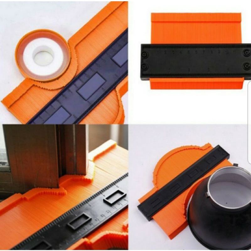 Penggaris Siku Sudut Tukang Woodworking Duplicator Speed Square 10 inch