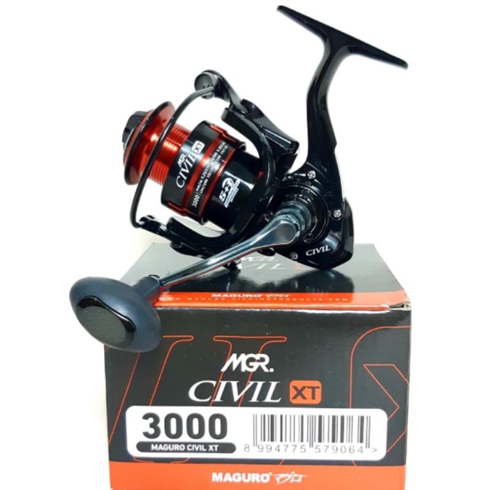 {COD} Reel Maguro Civil XT POWER HANDLE ukuran 1000 | 2000 | 3000 | 4000 | 6000 | 8000. TERLARIS