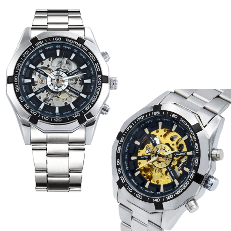 Forsining Gucamel Jam Tangan Mechanical Luxury Pria - G043