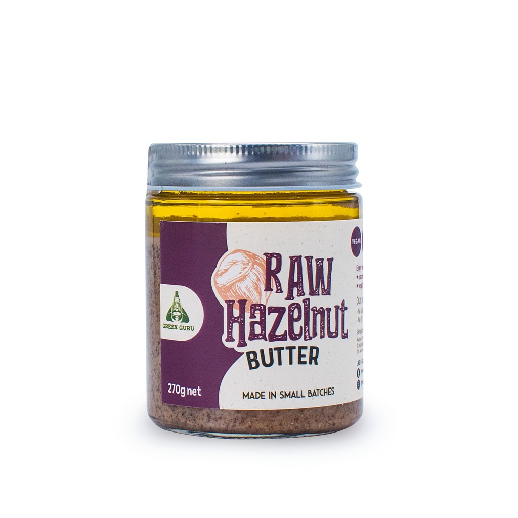 

Raw Choco Hazelnut Butter 270Gr (Unsweetened, Gluten Free, Vegan, Keto)