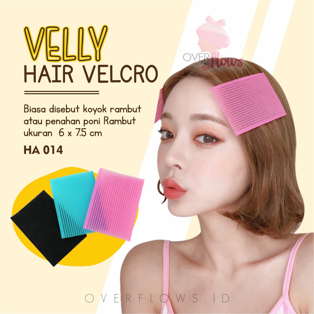 OVERFLOWS.ID Jepit Rambut Velcro Koyo Rambut Import Penjepit Poni