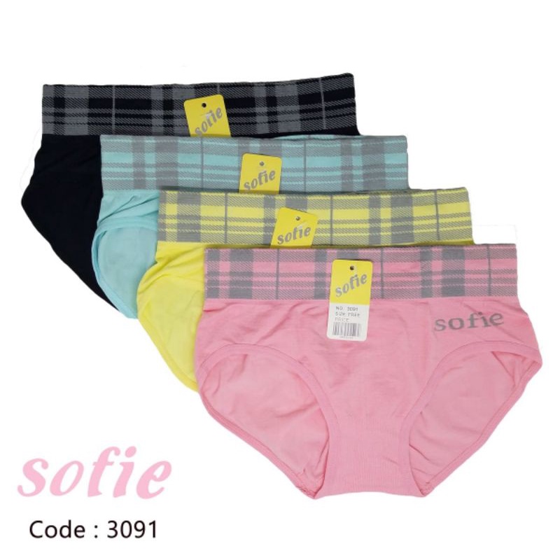 Sofie cd wanita Seamless rajut 3091 Body Strech original