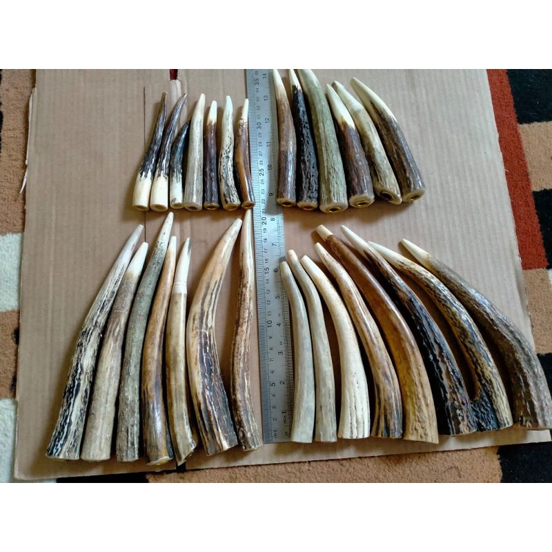 once pipa rokok tanduk rusa8-12cm