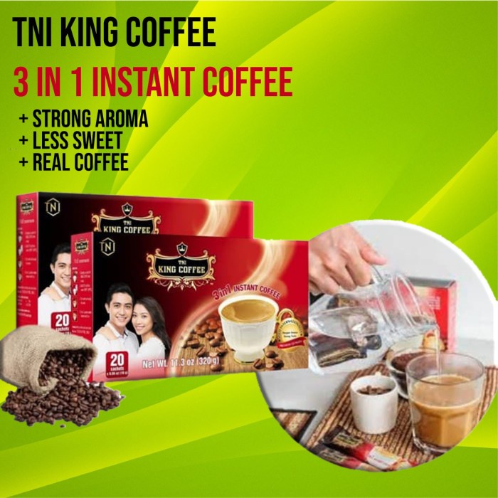 

(BISA COD) Kopi Vietnam Trung Nguyen TNI King Coffee 3in1 - 20 sachet