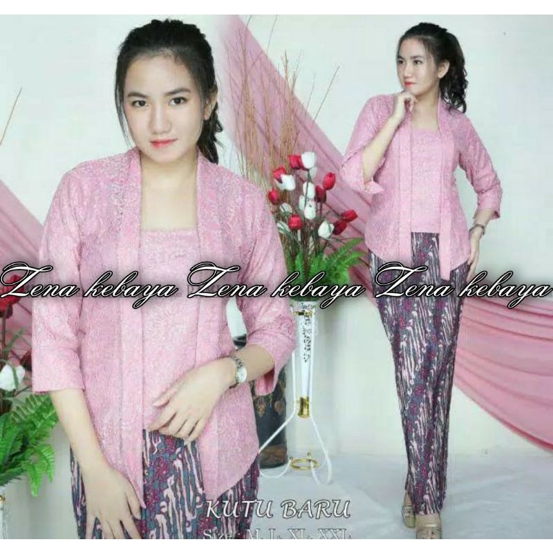 SET KEBAYA MODERN KEBAYA WISUDA KEBAYA KUTUBARU KEBAYA PESTA ROK PRISKET BATIK