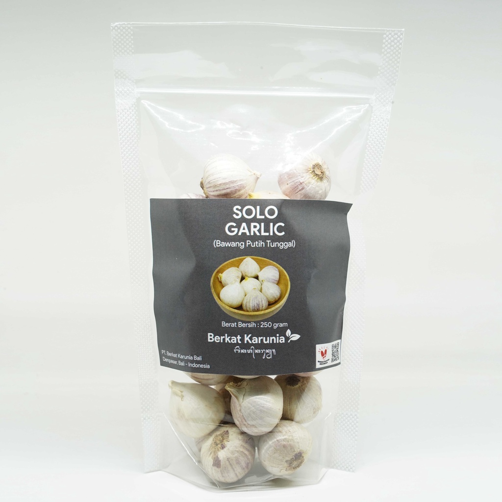 BAWANG PUTIH TUNGGAL/LANANG SEGAR BERKAT KARUNIA BALI 250 GRM