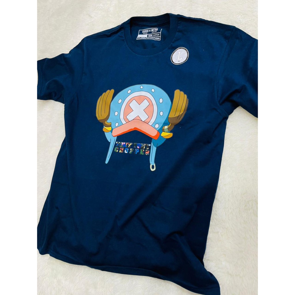 Kaos Chopper Hat Navy Anime One Piece Manga Premium