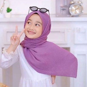 Warna Baru Pashmina Plisket Lidi Anak