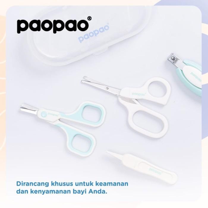 ( NEW! ) Paopao 4 In 1 Premium Manicure From baby newborn 0+ / gunting kuku bayi/ manicure baby