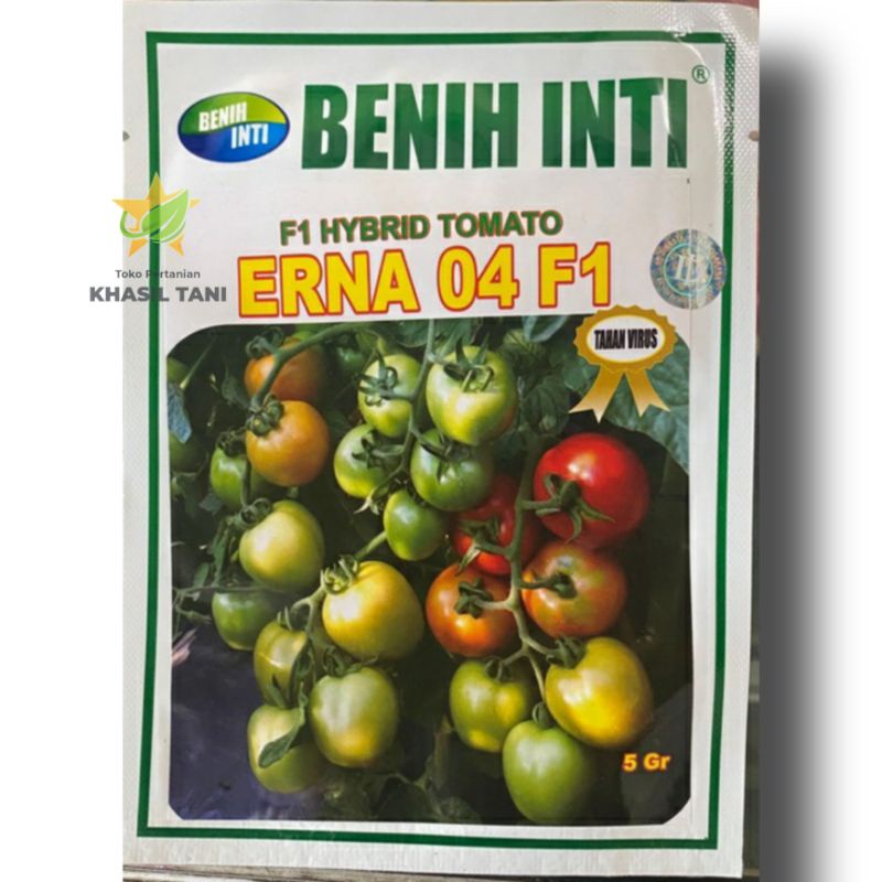 Benih Tomat ERNA 04 F1 Netto 5gr - BENIH INTI | benih tomat hybrid erna 04 F1