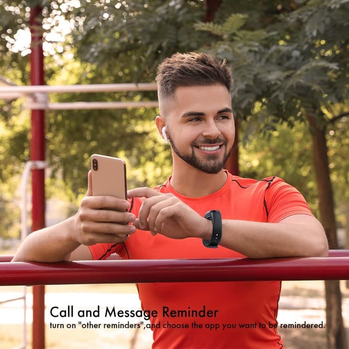 Inone Smartband  Bracelet Black Bluetooth Fitness tracker Colour Display, HeartRate, Waterproof-5