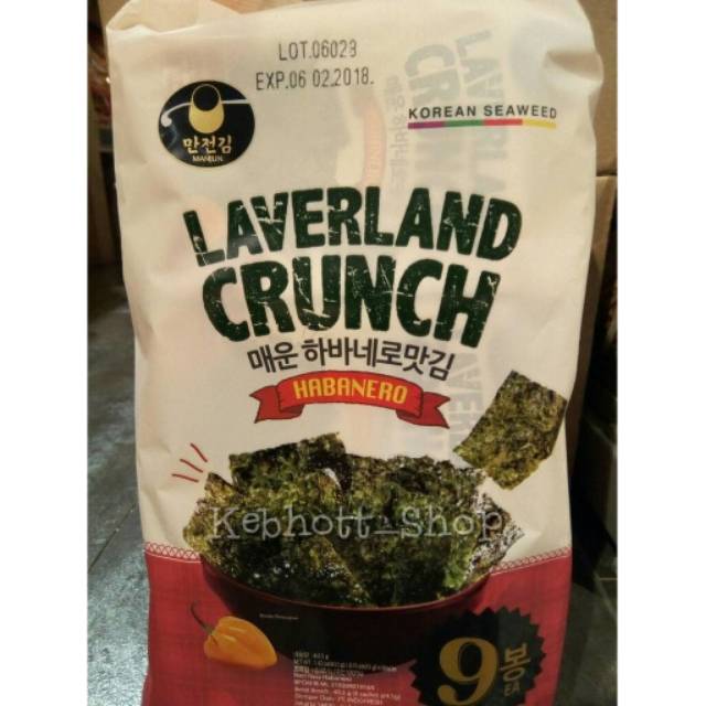 

Majun Laverland Crunch Habanero Seaweed 45gr