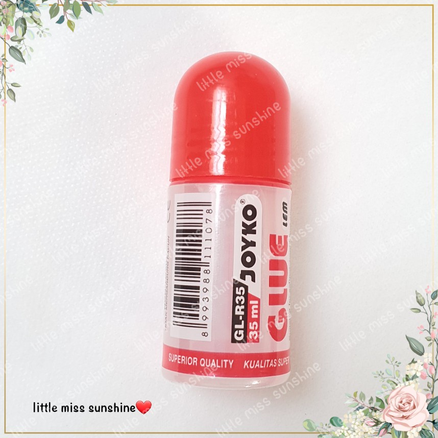 Lem Cair Joyko Glue 35ml Kerajinan Tangan Seni Rupa Kesenian Sekolah Perekat Lem Cair Kuat Super Strong Tape Tempel Serbaguna Menempel Glue Lengket Lekat Cekat Prakarya Kerajinan Craft Crafting Art Seni Kesenian Grosir Termurah Little Miss Sunshine Malang