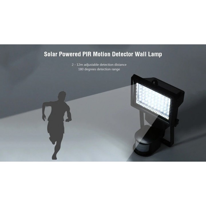 SL-60 - 615 Lumens Motion Sensor Solar 60 LED Outdoor Garden Light