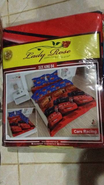 Seprei / sprei lady rose king size (180x200), queen size (160x200), single (120x200).