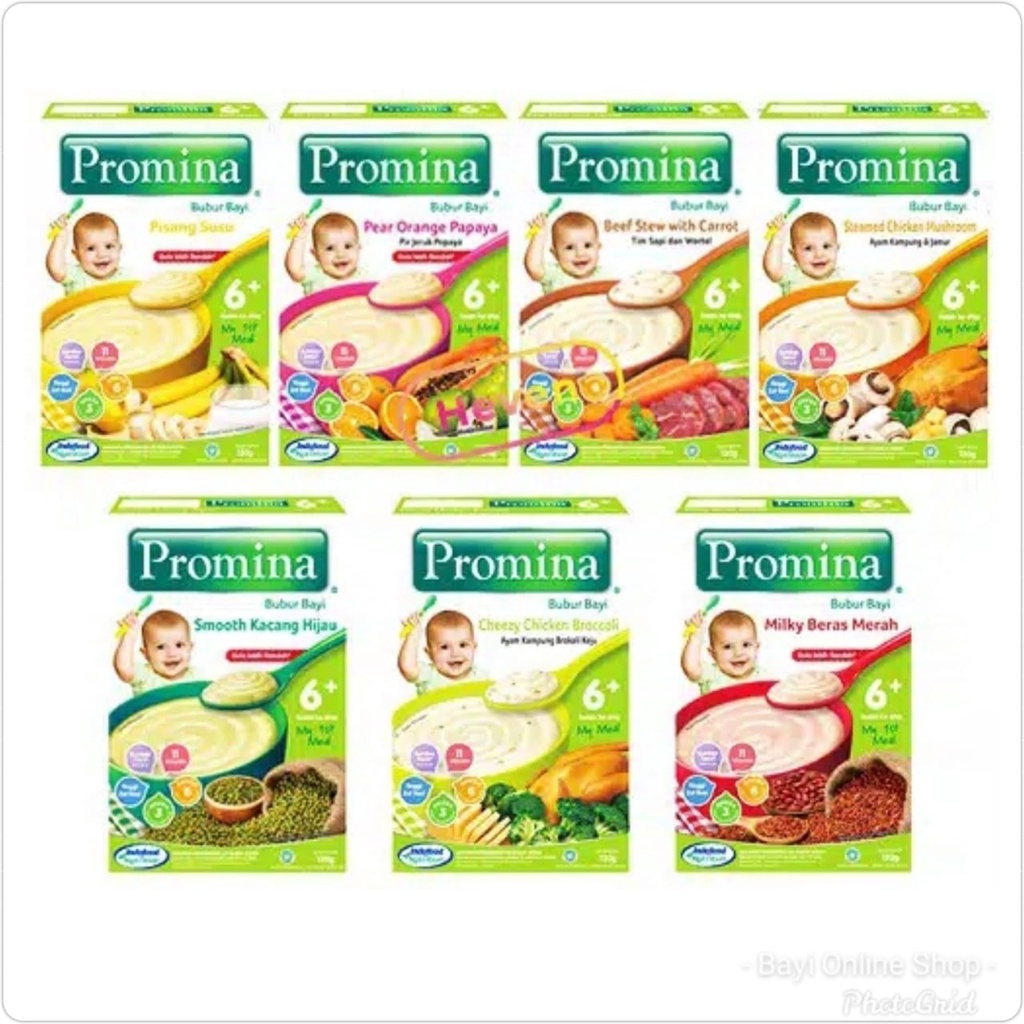 PROMINA BUBUR TIM 6+ dan 8+ Bubur Bayi Instant - MAKANAN BAYI MPASI Bayi Online Shop